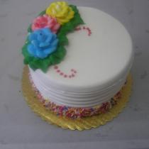 Classic Vanilla Birthday Cake
