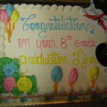  Gongrats cake