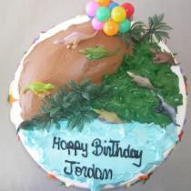 Dinosaur theme Birthday cake