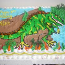 Dinosaur Theme Cake