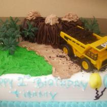 Dump Truck Cake